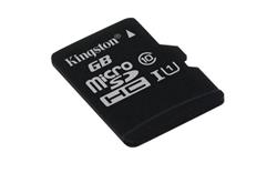 128 GB . microSDXC karta Kingston Class 10 UHS-I (r45MB/s, w10MB/s) bez adaptéra