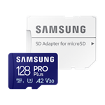 128 GB . microSDXC karta Samsung PRO Plus 2023 + adaptér