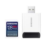 128 GB . SDXC karta Samsung PRO ULTIMATE Class 10 + čítačka (U3 V30), ( r200NB/s, w130MB/s)