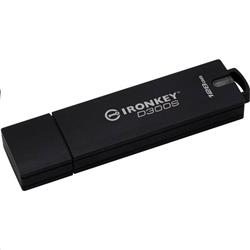 128 GB . USB 3.0 kľúč . Kingston IronKey D300 Encrypted, čierny ( r250MB/s, w85MB/s)