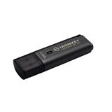 128 GB . USB 3.2 kľúč . Kingston IronKey Locker+ 50 G2, strieborný ( r145MB/s, w115MB/s)