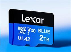 128GB Lexar® Blue 633x microSDXC™ UHS-I, up to 160MB/s read 160MB/s write C10 A1 V30 U3, Global