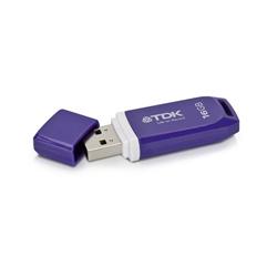 16GB . USB kľúč . TDK TF10 séria, fialový, záruka 5 rokov.