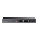 18-Port Gigabit Rackmount Switch with 16-Port PoE+ PORT: 16× Gigabit PoE+ Ports, 2× Gigabit Non-PoE Ports, 2× Combo Gi