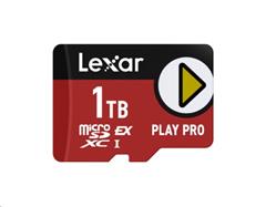 1TB Lexar® PLAY microSD™ Express UHS-I cards, up to 900MB/s read