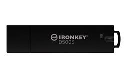 256 GB . USB 3.2 kľúč . Kingston IronKey D500S, čierny ( r240MB/s, w170MB/s)