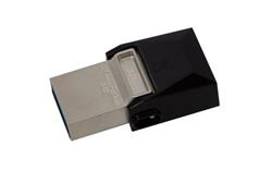 32 GB . USB 3.0 kľúč . Kingston DataTraveler MicroDuo, OTG, microUSB ( r70MB/s, w15MB/s )