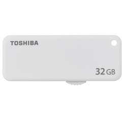 32 GB . USB kľúč . TOSHIBA - TransMemory biely