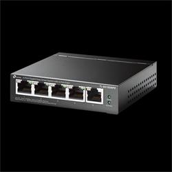 5-Port Gigabit Easy Smart Switch with 4-Port PoE+ PORT: 4× Gigabit PoE+ Ports, 1× Gigabit Non-PoE Ports SPEC: 802.3af/
