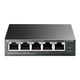 5-Port Gigabit Easy Smart Switch with 4-Port PoE+ PORT: 4× Gigabit PoE+ Ports, 1× Gigabit Non-PoE Ports SPEC: 802.3at/