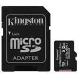 512 GB . microSDXC karta Kingston Canvas Select Plus Class 10 (r/w 100MB/s / 85MB/s) + adaptér