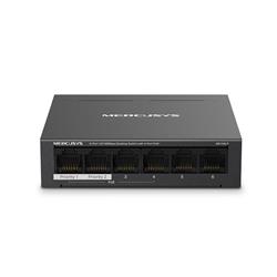 6-Port 10/100 Mbps Desktop Switch with 4-Port PoE+ PORT: 4× 10/100 Mbps PoE+ Ports, 2× 10/100 Mbps Non-PoE Ports SPEC: