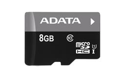 8 GB . microSDHC UHS-I karta ADATA class 10 Ultra High Speed
