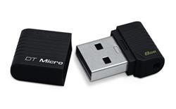 8 GB . USB klúč . Kingston DataTraveler Micro Hi-Speed, čierny