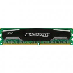 8GB DDR3 1600MHz (PC3-12800) CL9 @1.5V Ballistix Sport UDIMM 240pin