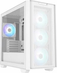 A21 PLUS TG WHITE, 4x ARGB LED fan, skriňa mATX, biela
