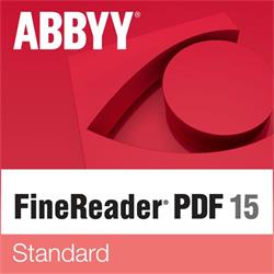 ABBYY FineReader PDF 15 Standard, Single User License (ESD), UPGRADE, Perpetual