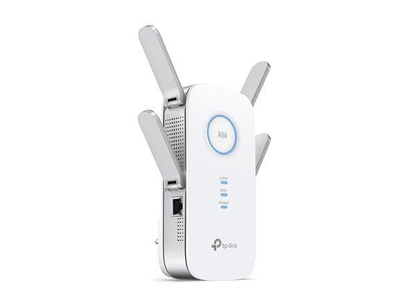 AC2600 Wi-Fi Range Extender SPEED: 800 Mbps at 2.4 GHz + 1733 Mbps at 5 GHz SPEC: 4 × External Antennas, 1 × Gigabit Por