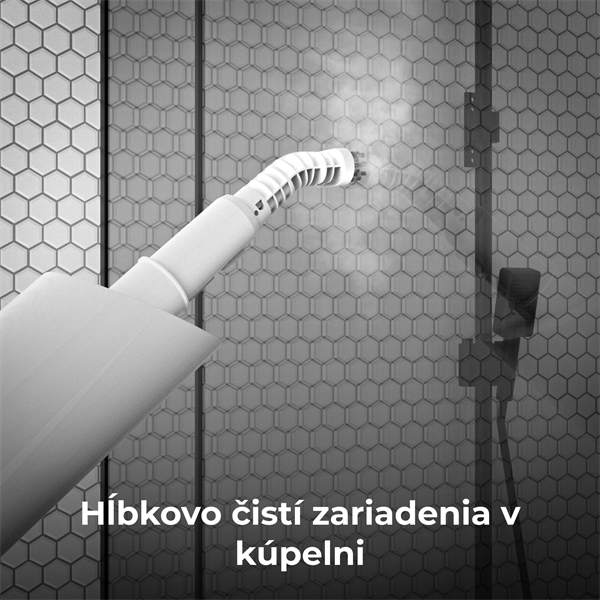 AENO Multifunkčný parný mop SM1 - 1200W, 110°C, 3bary, 380ml, 5m, Aroma olejček/dezinfekcia