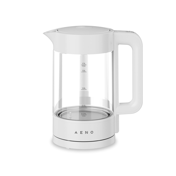 AENO Rychlovarná kanvica EK5 - 1,7l, 2200W, Strix, funkcia udržiavania tepla, auto vypnutie