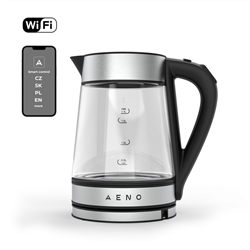 AENO Rychlovarná smart kanvica EK1S NEREZ - 220-240V~, 50/60Hz, 1850-2200W, Strix, 1.15Kg