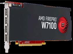 AMD FirePro Workstation Graphics W7100, 8GB/256-bit, GDDR5, 4xDP