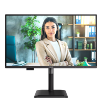 AOC Q27P4U 27" IPS 2560x1440 1500:1 4ms 350cd HDMI DP pivot repro čierny