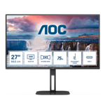 AOC Q27V5C/BK 27"W IPS LED 2560x1440 20 000 000:1 4ms 300cd HDMI DP USB-C(65W) PIVOT repro