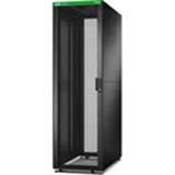 APC Easy Rack 600mm/42U/1100mm with Roof, Side panel,castors,feet and 4 Brackets, No Bottom, black