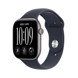 Apple Watch Series 12 GPS 42mm Space Grey Aluminium Case with Navy Blue Sport Band - M/L