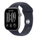 Apple Watch Series 12 GPS 46mm Space Grey Aluminium Case with Navy Blue Sport Band - M/L