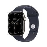 Apple Watch Series 12 GPS + Cellular 42mm Natural Titanium Case with Navy Blue Sport Band - M/L