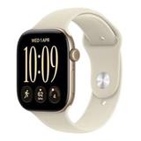 Apple Watch Series 12 GPS + Cellular 46mm Light Gold Aluminium Case with Sand Sport Band - M/L