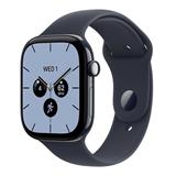 Apple Watch Series 12 GPS + Cellular 46mm Night Blue Ceramic Case with Navy Blue Sport Band - M/L