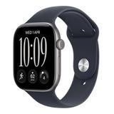 Apple Watch Series 12 GPS + Cellular 46mm Space Grey Aluminium Case with Navy Blue Sport Band - M/L