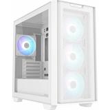 ASUS A21 CASE TG WHITE, 4x ARGB LED fan, mATX, biela