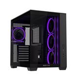 ASUS A32 PLUS BLACK ARGB TG skrinka ATX čierna 4x ARGB fan