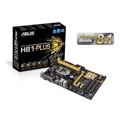 ASUS H81-PLUS soc.1150 H81 DDR3 ATX 1xPCIe D-Sub COM PP