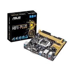 ASUS H81I-PLUS soc.1150 H81 DDR3 mITX 1xPCIe D-Sub DVI HDMI