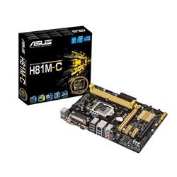 ASUS H81M-C soc.1150 H81 DDR3 mATX 1xPCIe D-Sub DVI PP