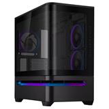 ASUS PRIME AP202 TG ARGB BLACK, 3x ARGB fan, mATX, USB-C, čierna