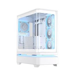 ASUS PRIME AP304 TG ARGB WHITE skrinka ATX 4x ARGB fan,biela