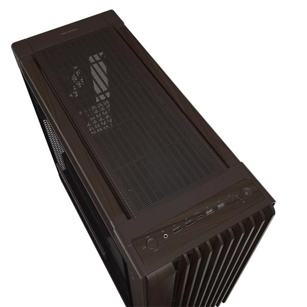 ASUS ProArt PA602 Wood Edition Retro Brown Tempered Glass skrinka E-ATX