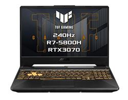 ASUS TUF Gaming A15 FA506QR-AZ001T AMD R7-5800H 15.6" FHD IPS 240Hz matny RTX3070/8GB 2*8GB 1TB SSD WL BT Cam W10 CS