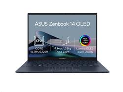 ASUS Zenbook 14 UX3405CA-OLED1676WZ, Ultra 5-225H, 14.0˝ 1920x1200 WUXGA/Touch, UMA, 16GB, SSD 512GB, W11H, bez AC adap