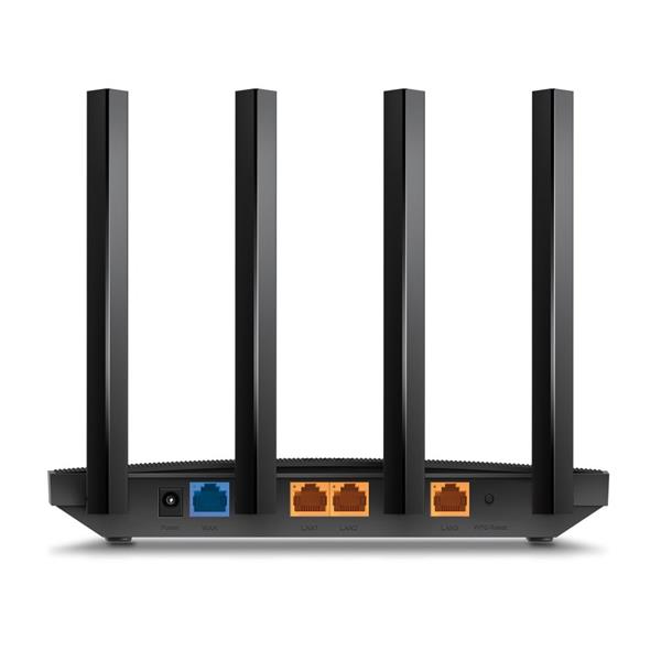 AX1500 Dual-Band Wi-Fi 6 Router SPEED: 300 Mbps at 2.4 GHz + 1201Mbps at 5 GHz SPEC: 4× Antennas, 1GHz Dual Core CPU, 1×