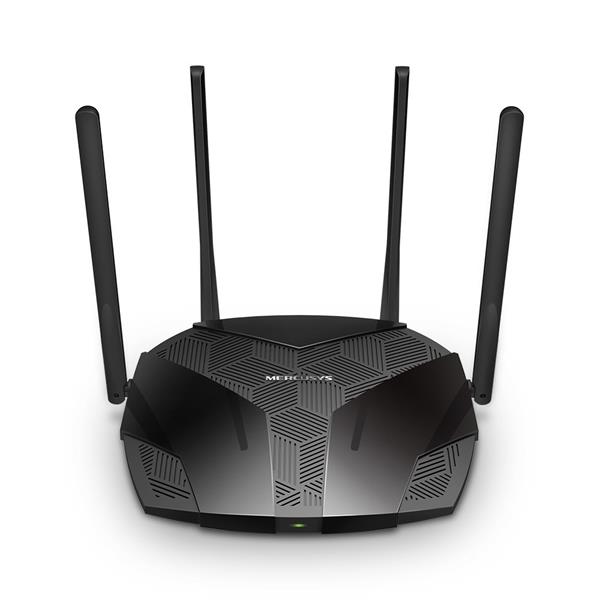AX3000 Dual-Band Wi-Fi 6 Router SPEED: 574 Mbps at 2.4 GHz + 2402 Mbps at 5 GHz SPEC: 4× Fixed External Antennas, 3× G