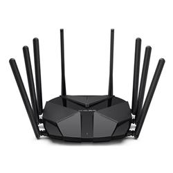 AX6000 Dual-Band Wi-Fi 6 Router SPEED: 1148 Mbps at 2.4 GHz + 4804 Mbps at 5 GHz SPEC: 8× Fixed External Antennas, 1×