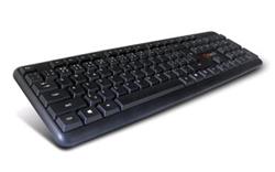 C-TECH KB-102 PS/2 slim čierna klávesnica SK