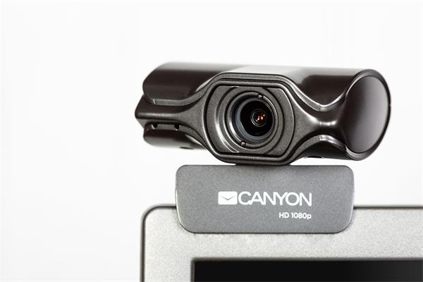 Canyon C6, webkamera, 2K Ultra Full HD, Live Streaming, 3.2 Megapixels, USB 2.0, 360° rozsah, mikrofón, statív